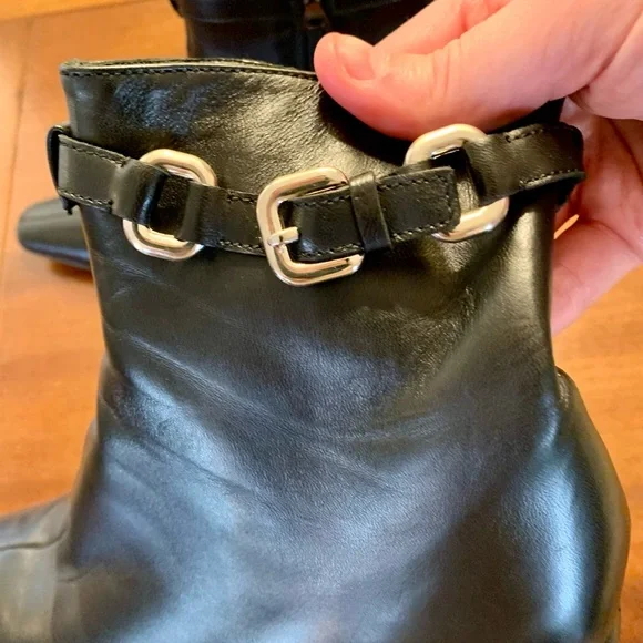 Prada calzature Donna calf leather booties woman’s 38.5 - Picture 9 of 15